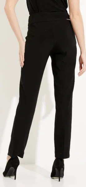 Women's Joseph Ribkoff | Buckle Detail Slim Leg Pant | Black