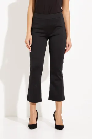 Women's Joseph Ribkoff | Clean Front Flare Cropped Pant | Black