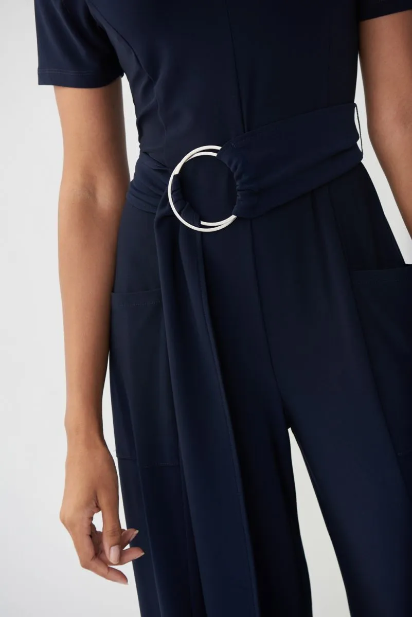 Women's Joseph Ribkoff | Ring Detail Jumpsuit | Midnight Blue
