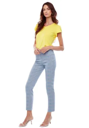 Women's Up! | Lisburn Classic Slimming Plaid Ankle Pant | Lemonade