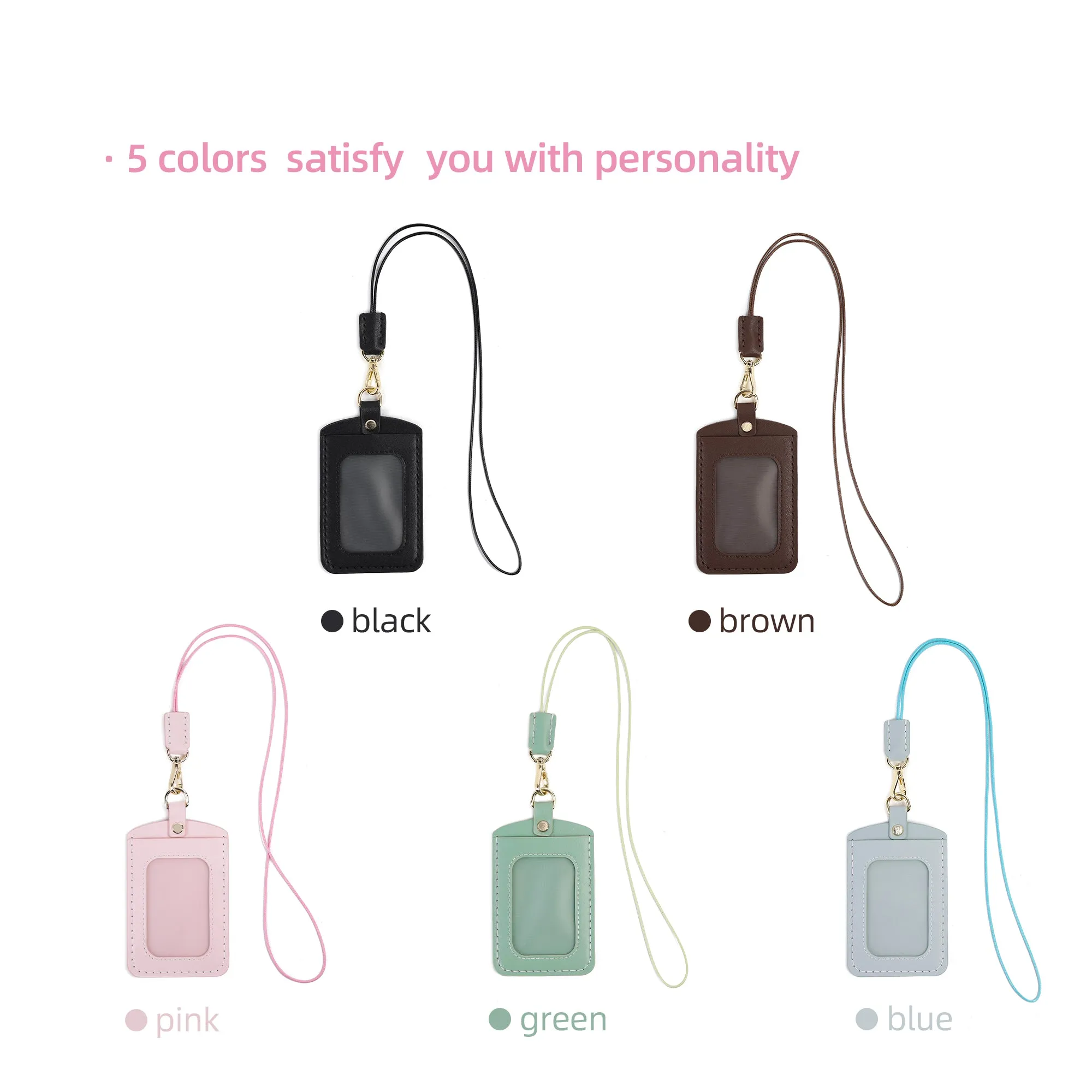 Work Permit Leather Card Bag Kit