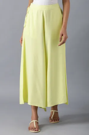 Yellow solid culottes