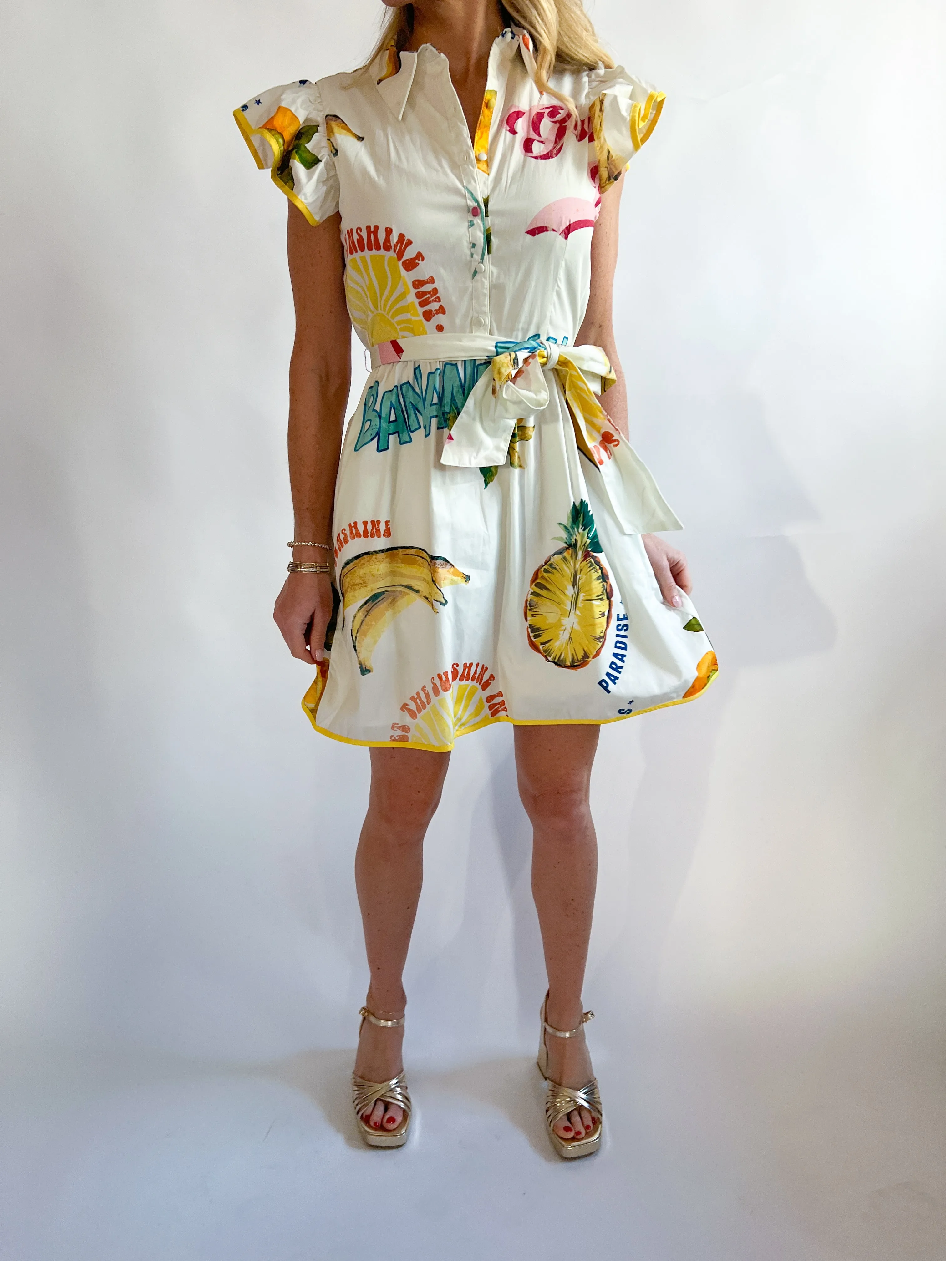 Zahra Island Ruffle Mini Dress