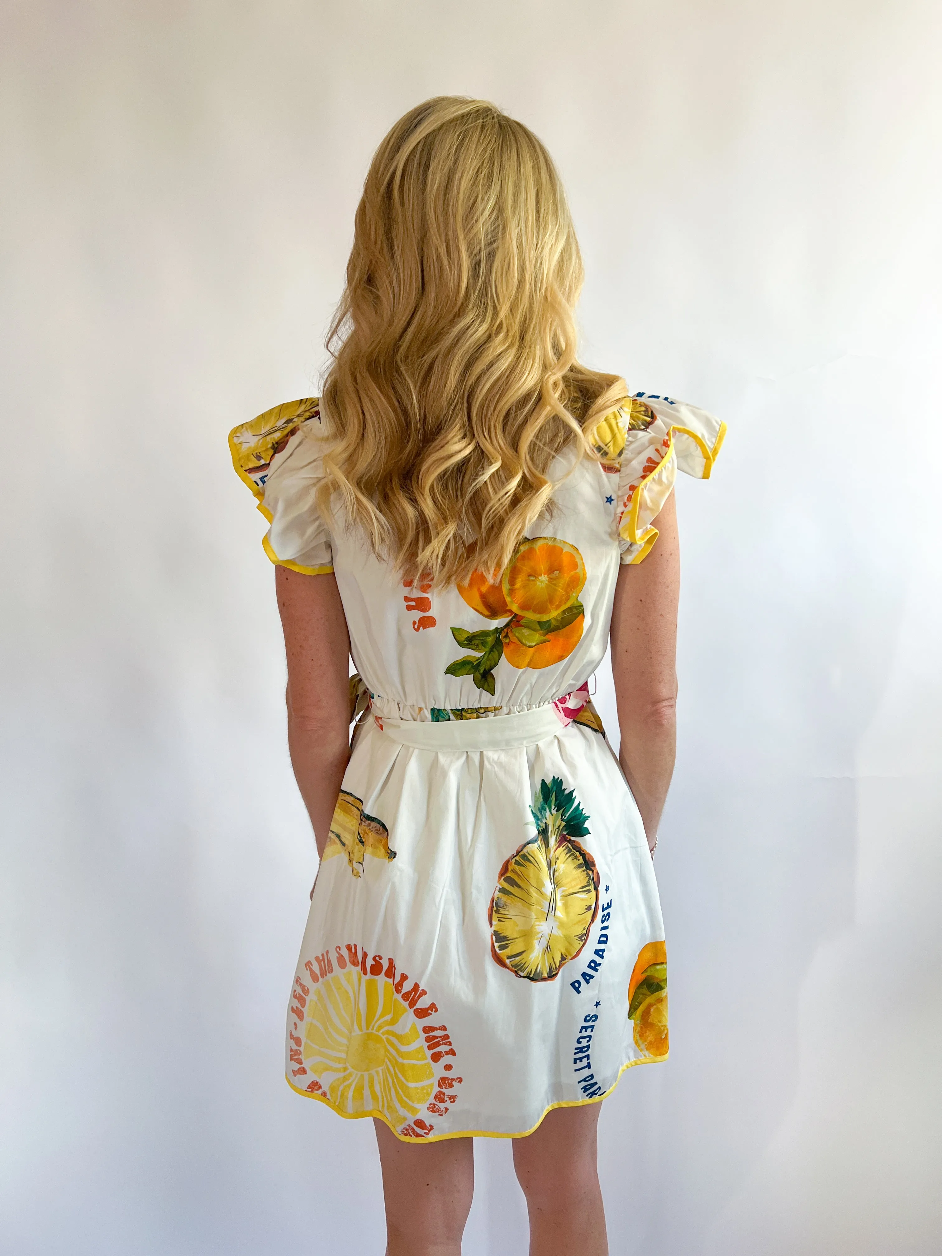 Zahra Island Ruffle Mini Dress